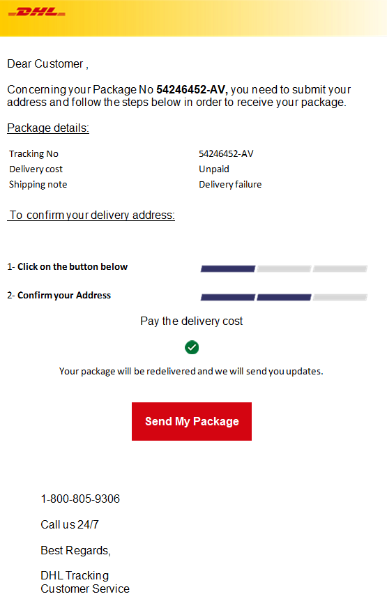 DHL scam