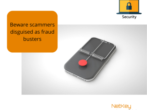Beware scammers disguised as fraud busters